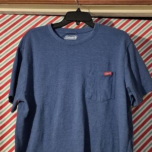 Coleman Blue Men's Pocket T-Shirt